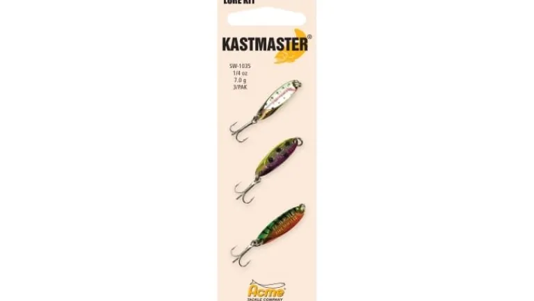 Acme 3-Piece Kastmaster Kit Painted 1/4oz