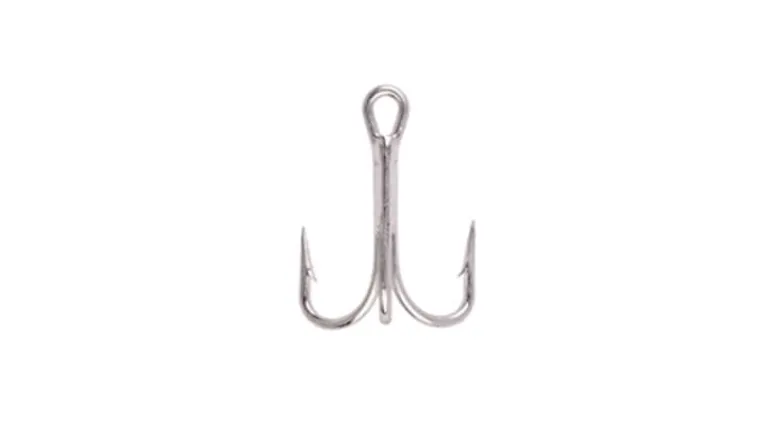 Eagle Claw Lazer Sharp 4X Strong Straight Point Treble Hook - Bulk Pack