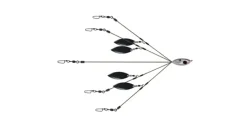 Picasso School-E-Rig Bait Ball Finesse Umbrella Rig