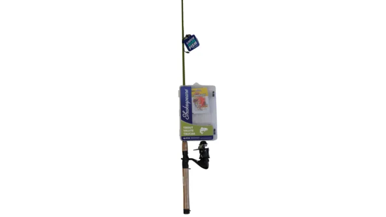 Kids Shakespeare Catch More Fish Trout West Spinning Combo