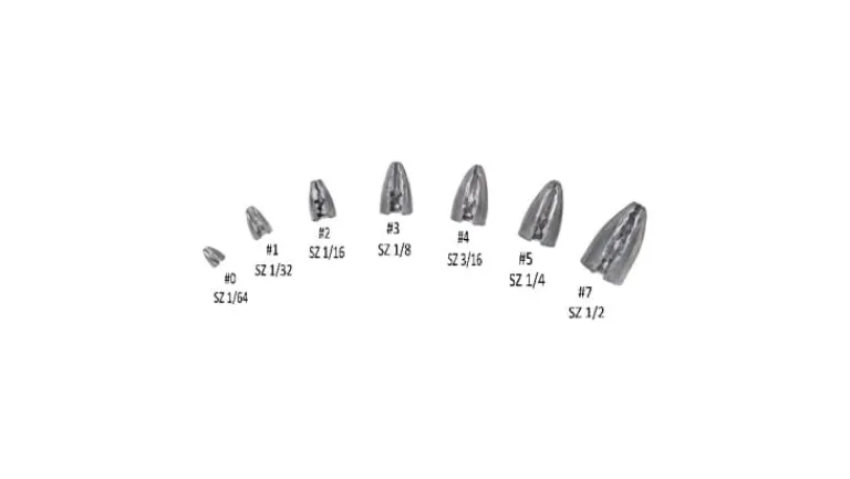 Water Gremlin Bull-Shot Bullet Shaped Split Shot Sinkers