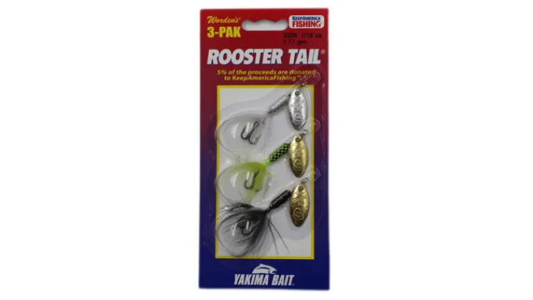 Worden's Rooster Tail 3 Pack